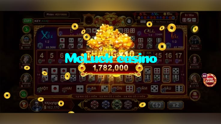 available types of McLuck casino bet including pre-match live express and system bets